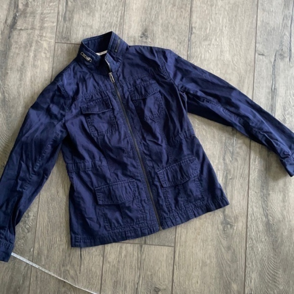 Caslon Jacket Navy blue zip up jacket size XXS